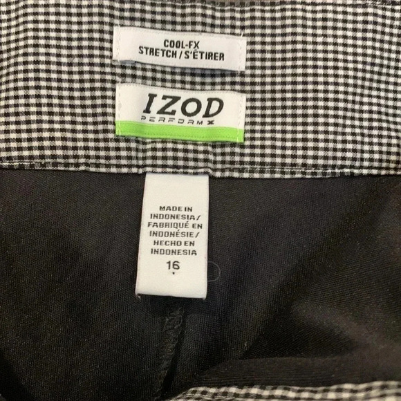 IZOD Gingham Skort sz 16 - Picture 6 of 9